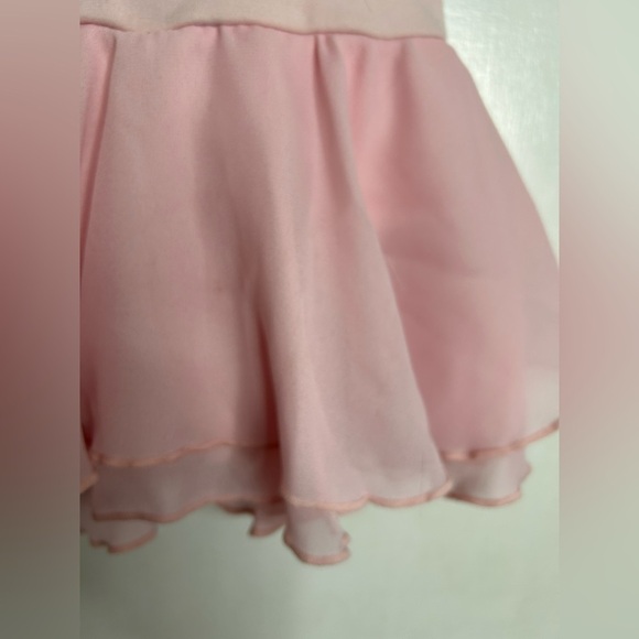 Capezio Flowy Dbl. Layer Skirt Tank Dress in Light  Pink Size S - Picture 4 of 11